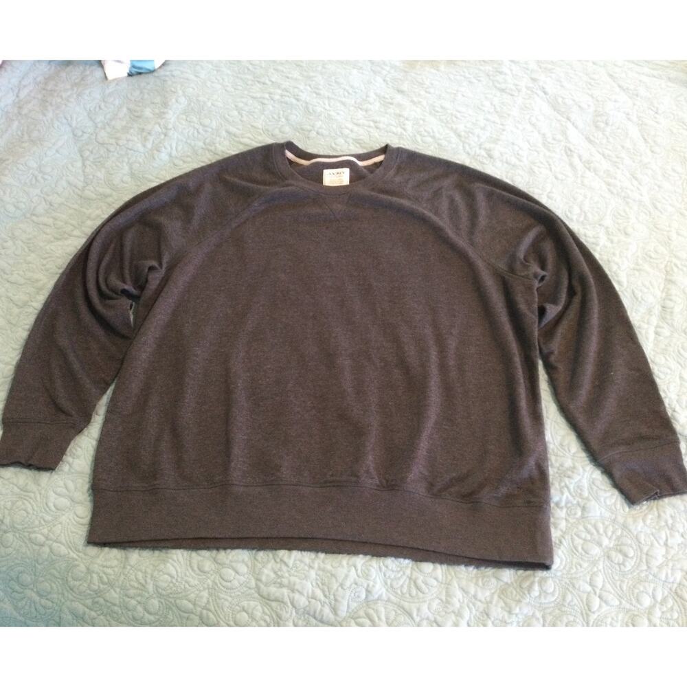 Jockey Heather Grey Long Sleeve Pullover Sweater Mens XXL